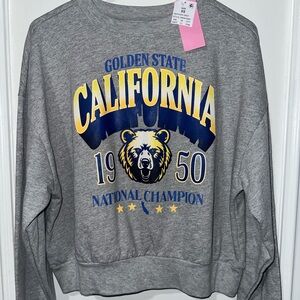 Gray California Graphic Women's Sweater